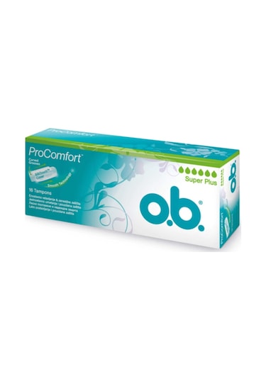 O.B. ProComfort Tampon Süper Plus 16'lı