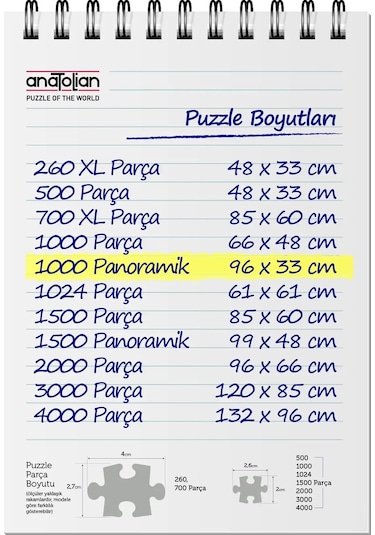 Anatolian 1000 Parçalık Puzzle - Eski İstanbul 1206