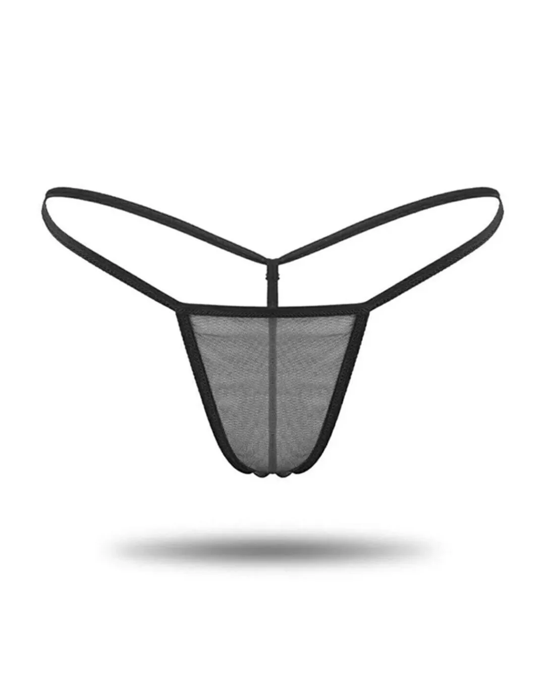 Bacio İç Giyim Kadın 3 Lü Transparan Tül String Çok Renkli