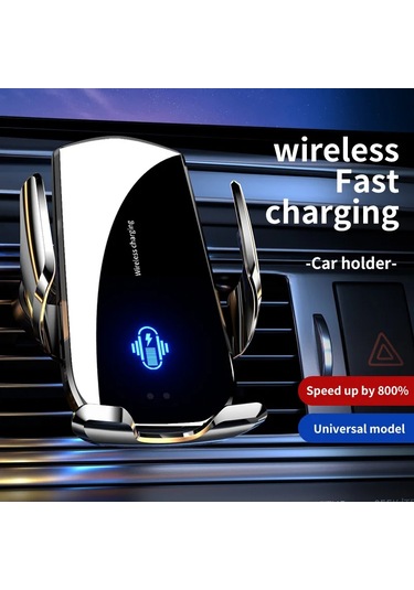 Kablosuz Araç Telefonu Tutucu 15 W Hızlı Şarj Kablosuz Şarj 1pc