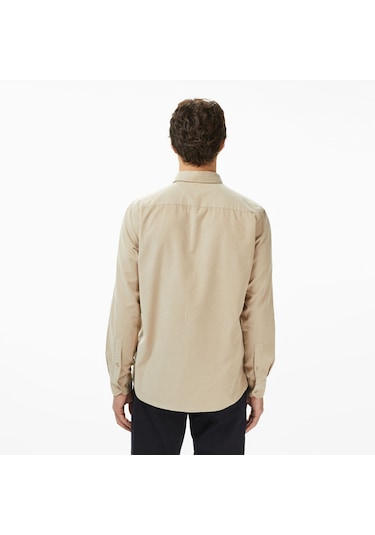 Nautica Erkek Bej Classic Fit Gömlek Düz W57424t Bej