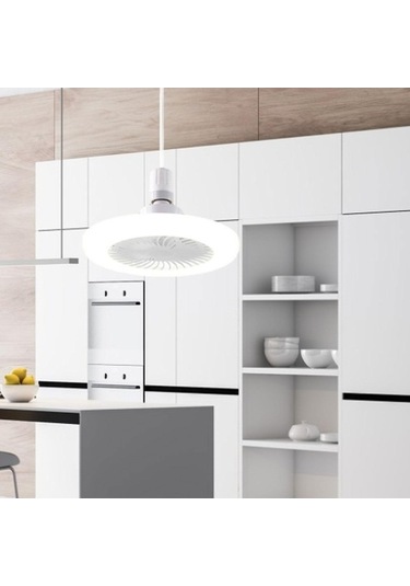 Wondernest Vantilatörü Tavan Suntek Sessiz Renk Modern Işık Çalışma 3 Vu Beyaz