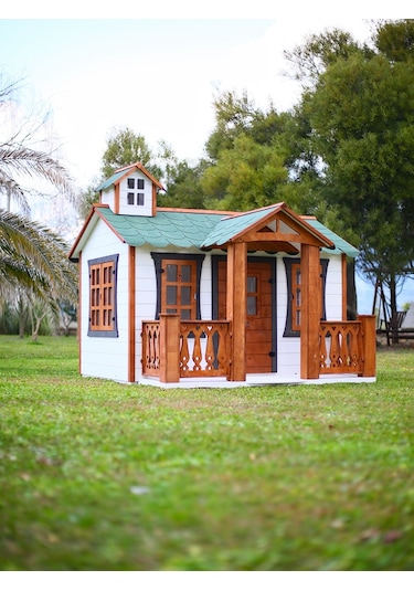 Mandu Ahşap Oyun Evi Playhouse Beylerbeyi