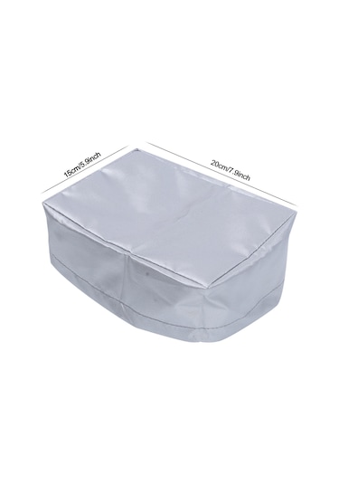 Kangvka Genişletilmiş 420d Oxford Kumaş Fritöz Korumalı Kapağı, Toz Ve Hasara Karşı Koruma, 20x15x8 Cm Gümüş Renkli