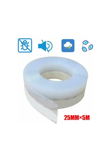 Kapı Contası Kanatlı Kapı Taslak Dışlayıcı Toz Geçirmez 25mm