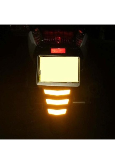 Fosforlu Sarı Pratik Yansıtıcı Etiket İyi Parlaklık Parlak Renk Uyarısı