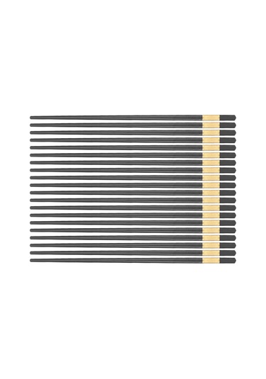 Skycity 24cm Cam Fiberlı 10 Çift Çubuk: Kaymaz Dizayn, Yıkama Makinesine Uygun, Yeniden Kullanılabilir, Metal/kolay Kullanıma Uygun Asya Yemeği Çubukları Diğer