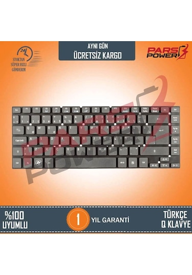 Packard Bell Ms2317, Ns44, Ns44-Hr Notebook Klavye (Siyah Tr)