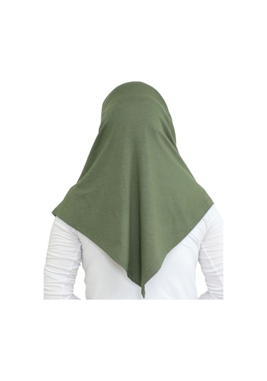 Hazır Giyim Türban Yumuşak Başörtü Şal - Haki Haki
