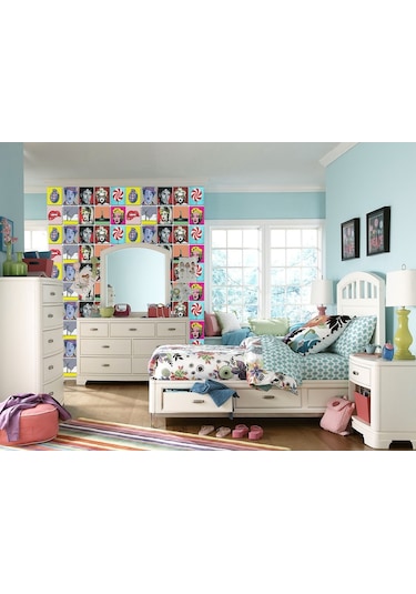 Tink Popart2 Desenli Pvc Karo Diğer