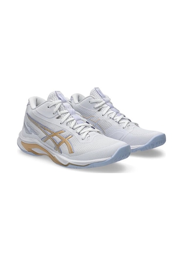 Asics Netburner Ballistic Ff Mt 4 Unisex Voleybol Ayakkabısı 1052a084-102 Beyaz Beyaz