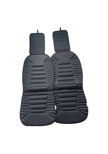 Audi Q3 İle Uyumlu Sport Oto Koltuk Minderi Ortopedik 2 Li Set Siyah