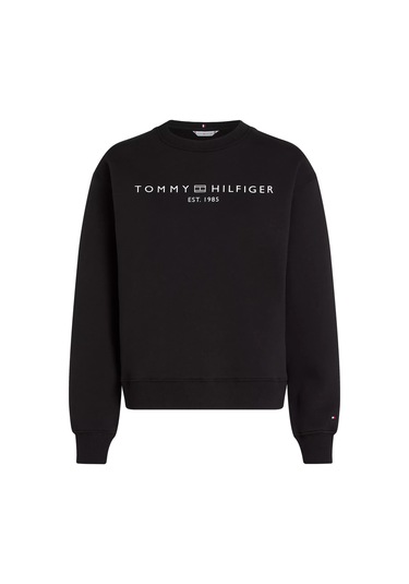 Kadın Mdrn Reg Corp Logo C-nk Swtshrt Sweatshirt - Siyah Black Kadın Mdrn Reg Corp Logo C-nk Swtshrt Sweatshirt - Siyah Black