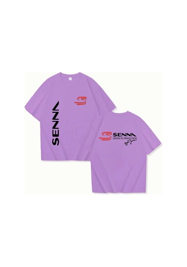 Snapbuy 2025 Erkek T-shirt Ayrton Senna Formula 1 Grafik Xxs-4xllavanta Lavanta