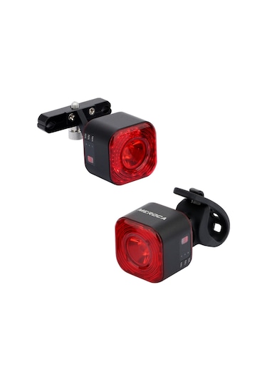 Meroca Xc02 Akıllı Işığa Duyarlı Fren İndüksiyon Arka Lambası Yastık Montajı Siyah Yastık Montajı