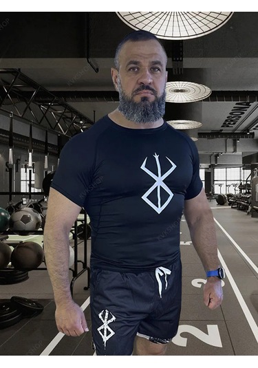 Kvk Berserk Rashguard Spor Tişört Uzun Kollu 227679733 Siyah