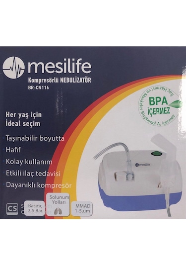 Mesilife BR-CN116 Kompresörlü Nebulizatör