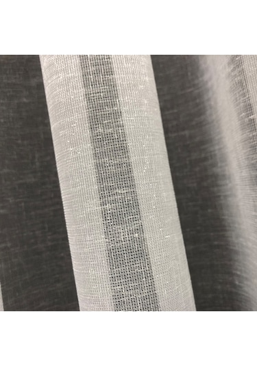 Işıltı Simli Naturel Keten Tül Perde 4 Farklı Renk