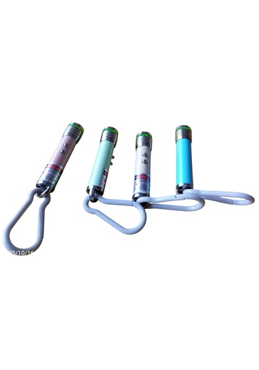 Mini Askılı Lazer El Feneri Flaşörlü Fener Lazer Normal Fener