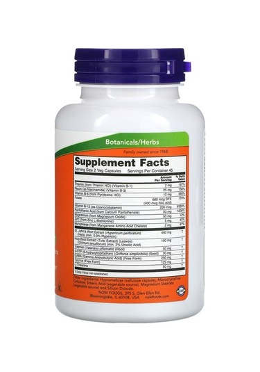 Mood Support With St. John's Wort, 90 Veg Capsules