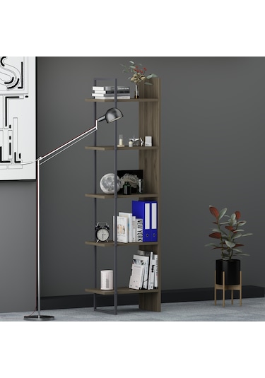 Lagomood İrony Poly Ofis Takımı Antrasit Ceviz