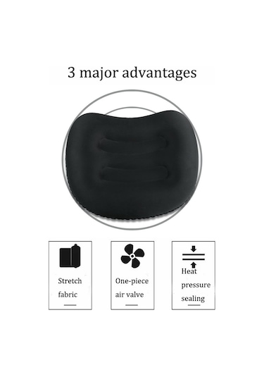 Gm-sıp10 Şişme Kamp Yastığı Açık Hava Yastıkları Kumaş + Tpu Seyahat Yastığı 001