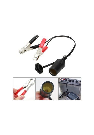 Teltree 42v Akü Terminali Klipsli Sigara Çakmak Adaptörü, Güçlü Cihazlar İçin, Füze Ve Su Koruma Özellikli