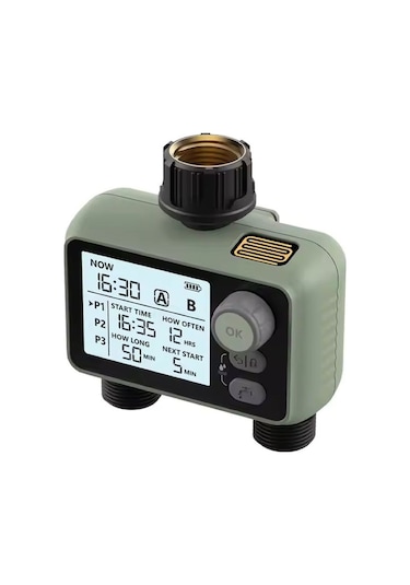 2 Çıkışlı Otomatik Sulama Zamanlayıcısı