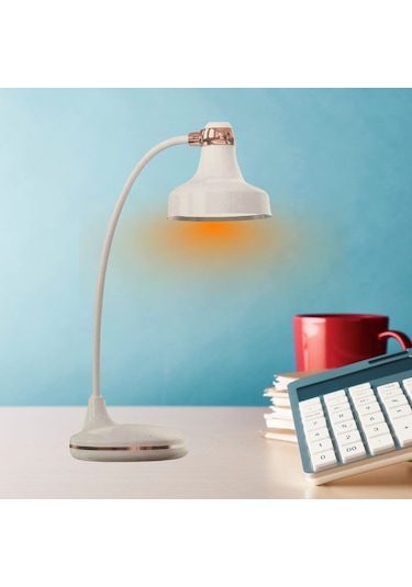 Buffer Dokunmatik 3 Farklı Led Işıklı Çalışma Masası Üstü Lamba Beyaz