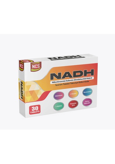 Nadh Safran Koenzim Q10 Glutatyon Teanin L-arjinin Resveratrol 30 Tablet L-sitrulin D-riboz