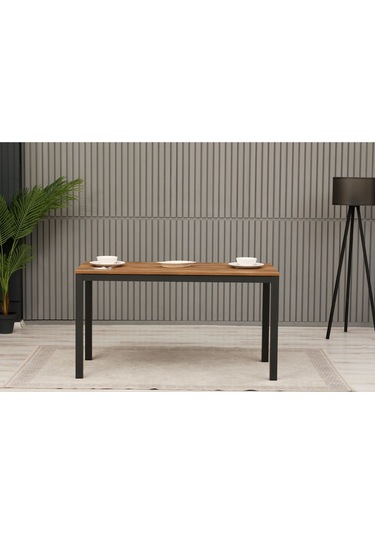 Yemek Masası 140x70x75 Cm Antrasit Gri