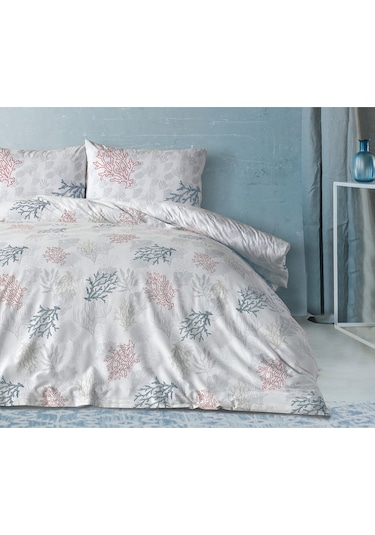 Doqu Home Marine Nevresim Takımı Marina Çift Kişilik - Beyaz