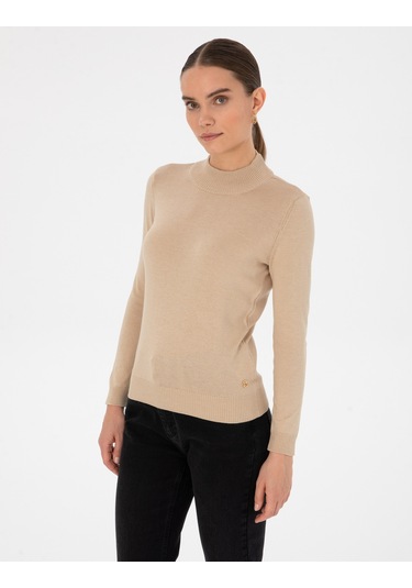 Pierre Cardin Kadın Bej Kazak /triko 50315768-vr011 Bej