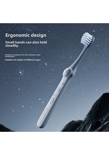 Konesam 3-12 Yaş Çocuklar İçin Uzay Desenli Yumuşak Telli Diş Fırçası 6'lı