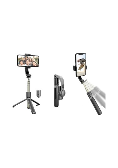 Gimbal L08 Kumandalı 3 Eksen Telefon Kamera Tutucu