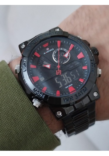 Naviforce Erkek Kol Saati Çift Kordonlu Dijital & Analog 2102