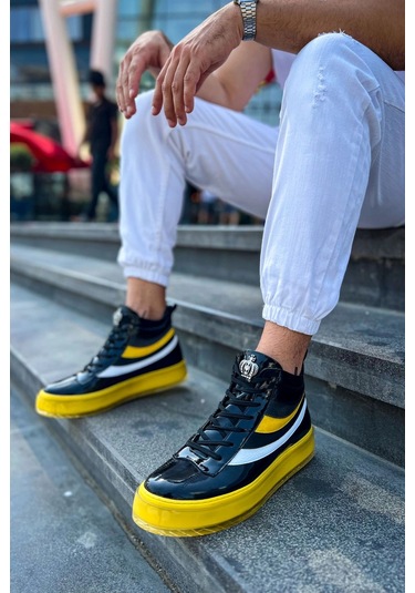 Ch973 - Majesty Srt Erkek Bot Sarı Çok Renkli