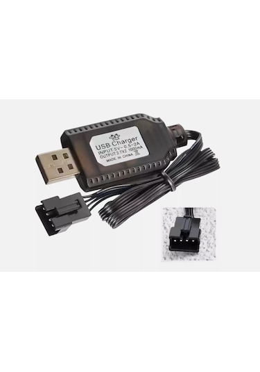 7.4v Sm4p Li-on 4 Pinli Usb Şarj Cihazı 4 Kablolu Bataryalar İçin