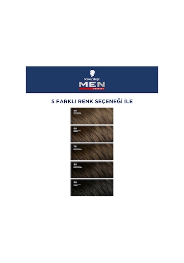 Schwarzkopf Men Perfect Saç Boyası 80 - Kahve Siyah