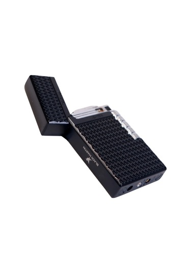 Black Martin Soft Flame Desenli Siyah Metal Çakmak - Tr9279