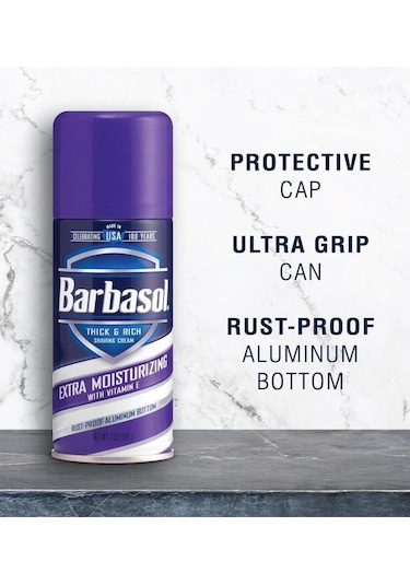 Barbasol E Vitaminli Ekstra Nemlendirici Tıraş Köpüğü 198 G