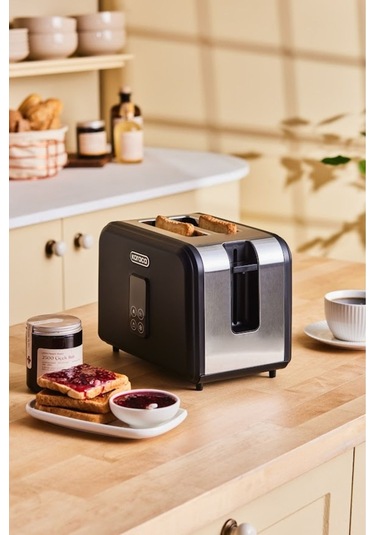 Karaca Multicrust Retro Ekmek Kızartma Makinesi Siyah