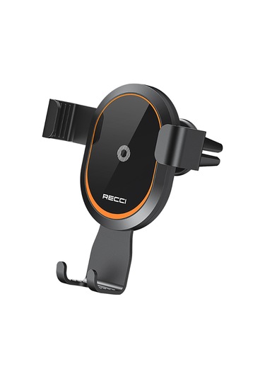Recci Rho-c26 Araç İçi Telefon Tutucu 360 Dönebilen Havalandırma Tasarımlı Siyah