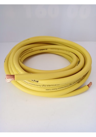 Amfi Tesisat Güç Kablosu 4ga - Xy-4 Ca Oto Anfi 4ga Power 5 Metre