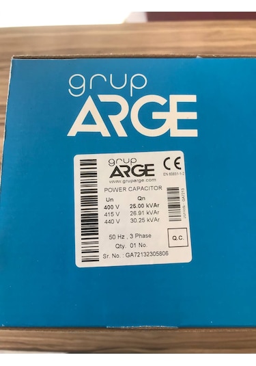 Gruparge 25.0/30.25 Kvar 400v/440v Kondansatör