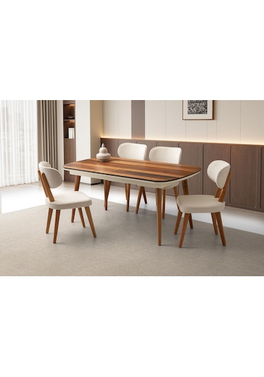 Bolvadin Masa, Sirius Sandalye, Valencia, 170x90 Ceviz