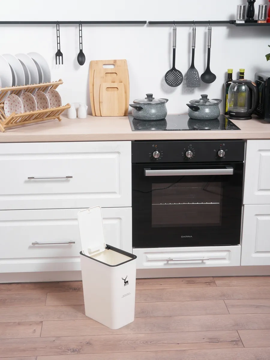 Solın Mutfak İçin Çöp Kutusu 262354796 Beyaz