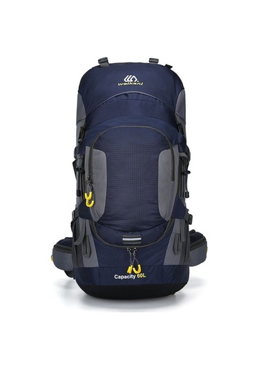 Çok Amaçlı Suya Dayanıklı 60l Outdoor Sırt Çantası Lacivert Lacivert