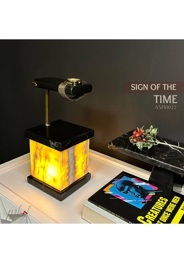 Lüks Mermer Standı Led Işıklı Eşsiz Dekor- Mükemel
