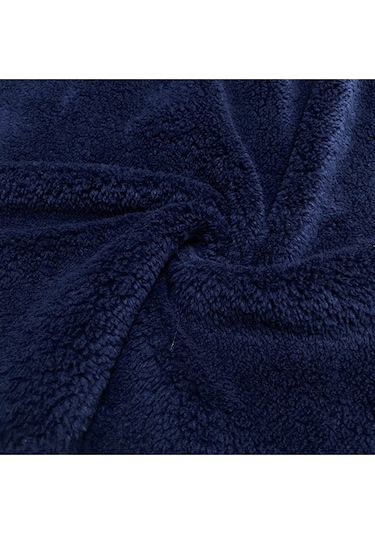 Mulberry Wellsoft Battaniye Televizyon Battaniyesi Peluş Polar Battaniye Tek Kişilik 170 x 230- Lacivert